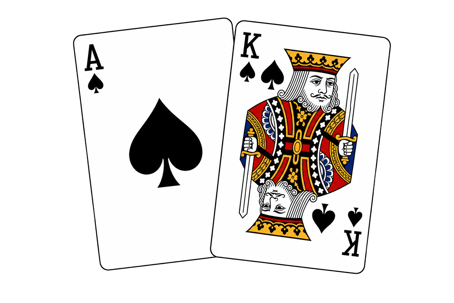Ace and King of Spades